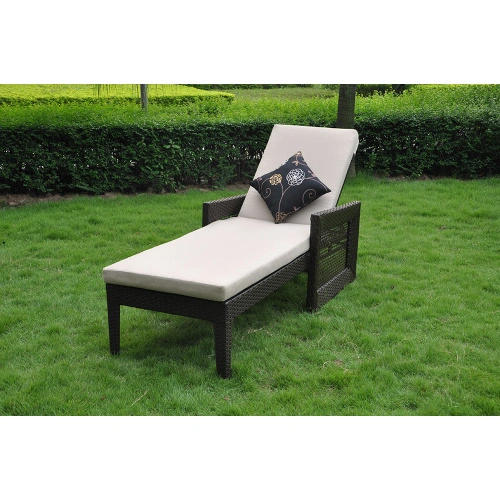 Anti Rust Sgs Pe Rattan Ourdoor Sunbed China Manufacturer