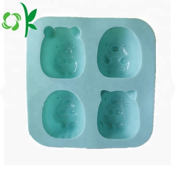 Silicone 4Cake Mould Cute Cartoon Baking Mold