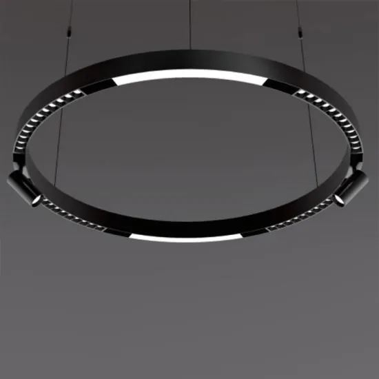 2021 New LED Ring Ceiling Lamp Design Rail Lighting System