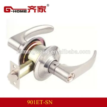 tubular key cylinder lock with heavy duty lever