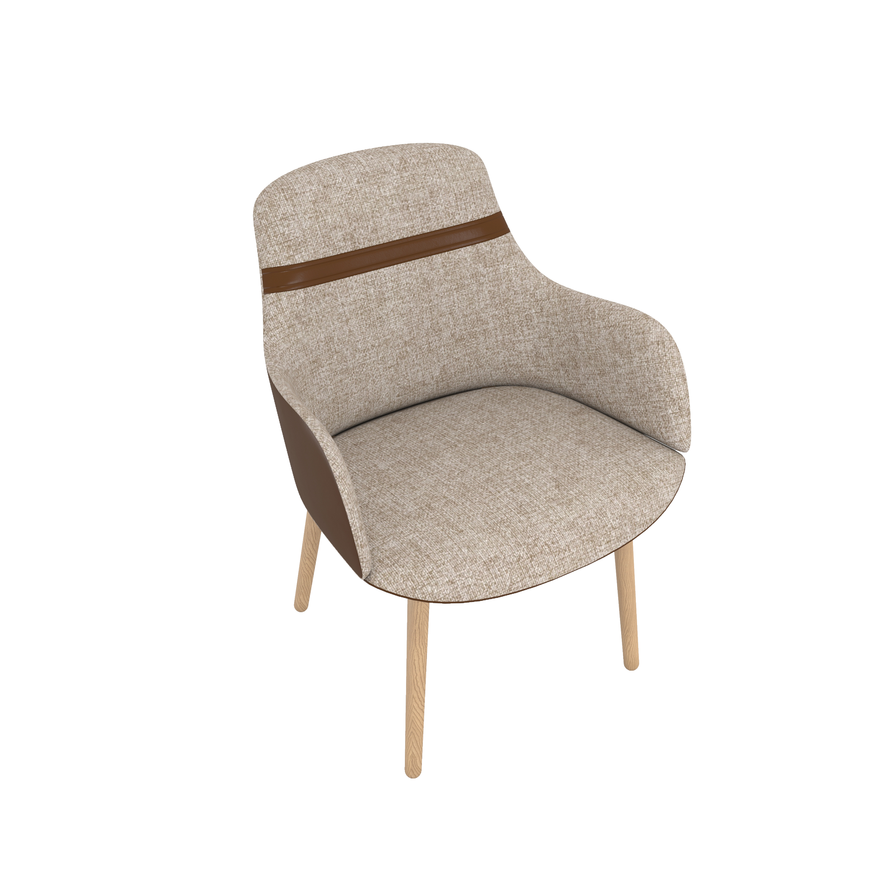 Entertainment Space Furniture Wholesale European coffee house sofas single chair solid wooden legs creative coffee shop negotiation stool sofa set
