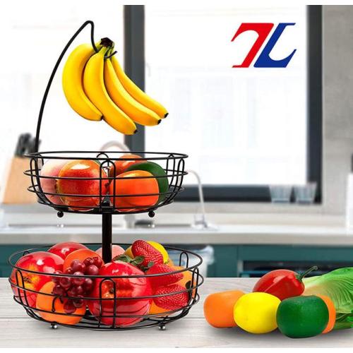 2 tier multifunctional and detachable fruit basket