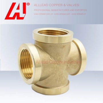 Brass Pipe Fittings Thread Cross