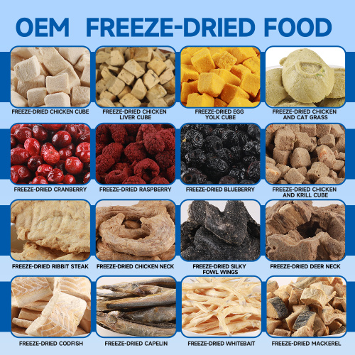 OEM ODM de alta qualidade liofiliza alimentos para animais de estimação
