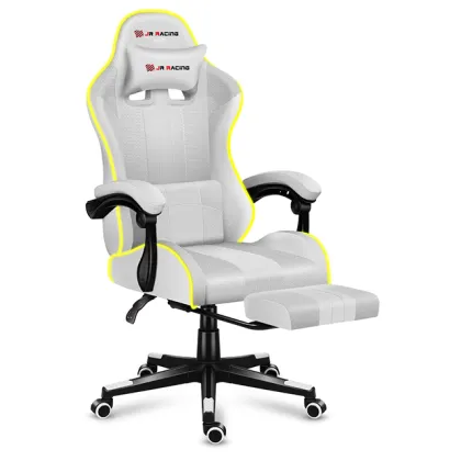 Wholesale Cheap Leather RGB Gaming Chair with LED for Gamers