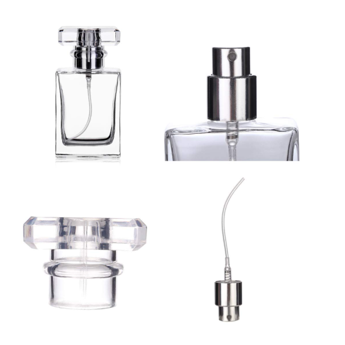 Pump Sprayer perfume bottle with acrylic cap