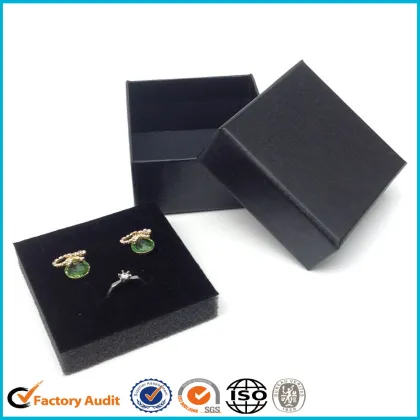 Black Earrings Jewelry Boxes