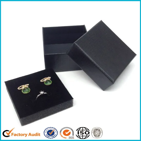 Black Earrings Jewelry Boxes