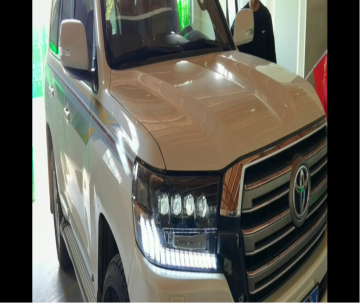 Toyota Land Cruiser 2016 Headlampe Kristall -Halbbaugruppe für Halogenleuchten