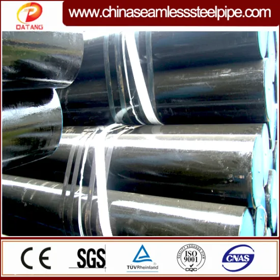 ERW weld black carbon steel pipe with api gr.b