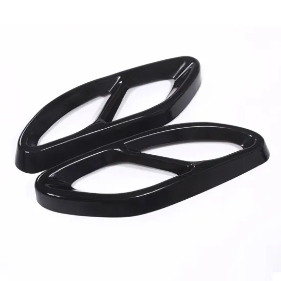 AMG Exhaust Cover Trim 304 Steel Parts for Mercedes Benz GLC, A, B, C, E Class W205 Coupe, W213, W176, W246 (2016-2017)