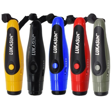 3 -toon elektrisch fluitje met lanyard - multifunctionele sporttraining en buitenscheidsrechter Tool