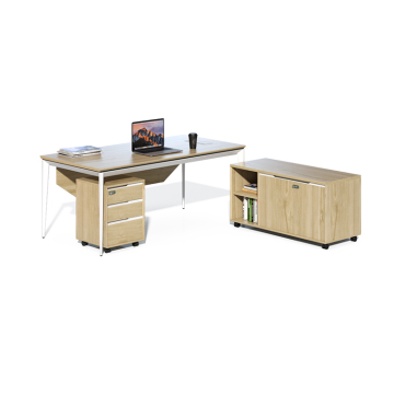 Modular Ergonomic Workspace: Luxury Curve Edge Banding Office Manager Metal Desks