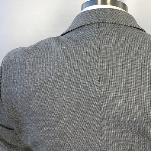 Melange Jacket slim fit knitted business suit blazers for men Supplier