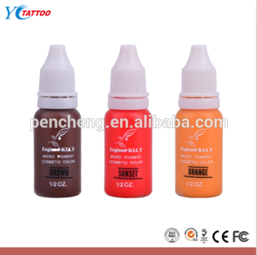 Professional permanent makeup ink for tattoo eyebrown