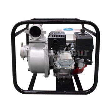 Động cơ xăng 5,5hp bơm nước 2 inch với khung ống vòng tròn