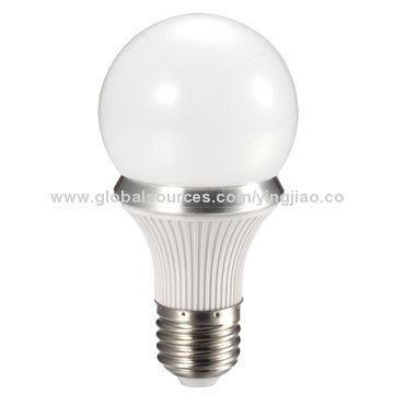 5W E27 LED Globe Bulb, 85-90lm/W, with CE/EMC/RoHS, 300° Angle, Light Transmittance Above 95%New