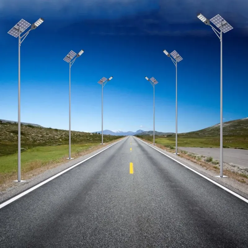 Customizable Solar Street Light with High-Quality All-in-One Design