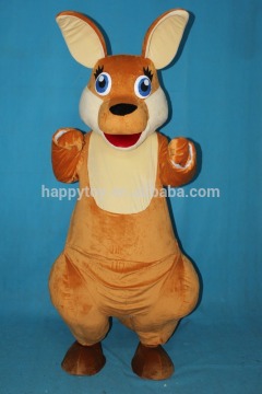 Advertising plush animal adult walking mascot kangaroo mascot costume