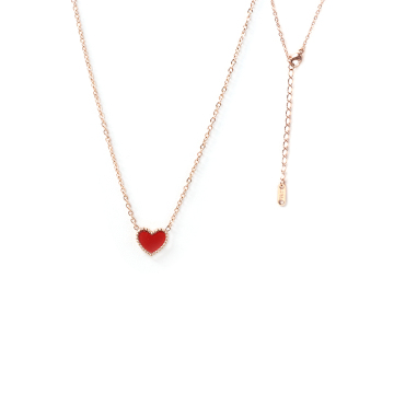 Wholesale Fashion Women's Boutique Heart-Shaped Necklace - Symbol of Love