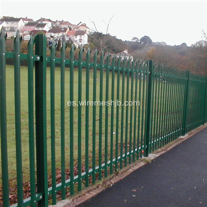 Cercado de acero revestido de la palisada del alto polvo de los 2.2m