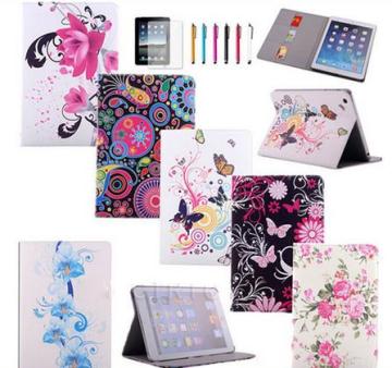 Cute PU Stand Leather Flip Tablet Cover for iPad Air