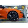 Glossy flery orange car wrap film 1.52*18M