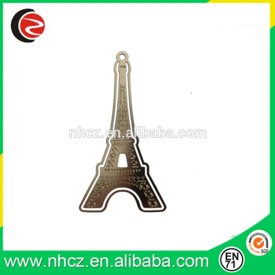 Eiffel Tower metal bookmark