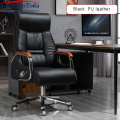 Leather boss chair comfortable office chair