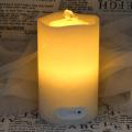 LED Fountain Flameless Festic Candles mit Knopf