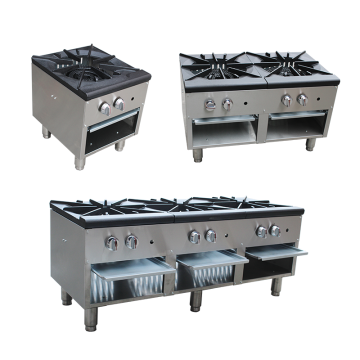 Commercial gas stock pot burner