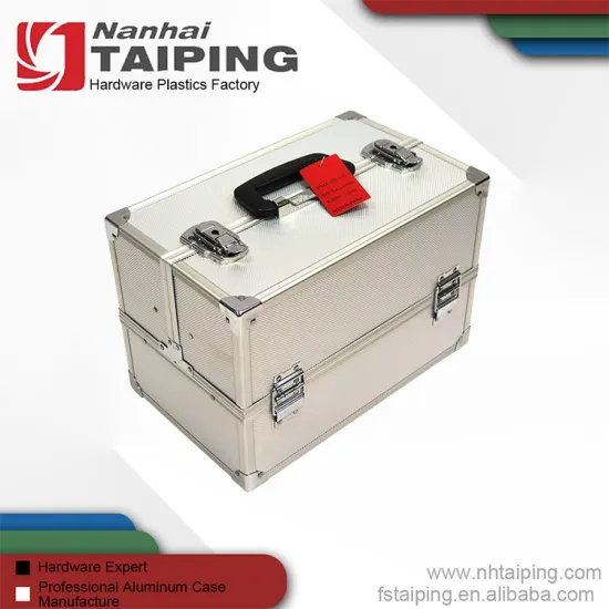 Small Size Portable Aluminum Beauty Cosmetics Case With Combination Lock