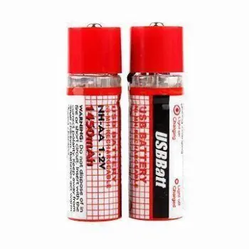 USB Socket NiMH Rechargeable Batteries