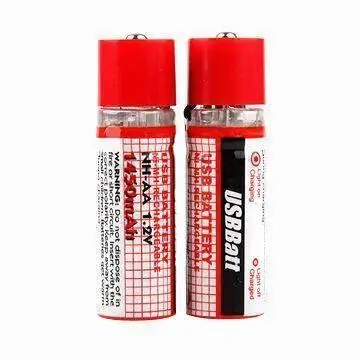 USB Socket NiMH Rechargeable Batteries