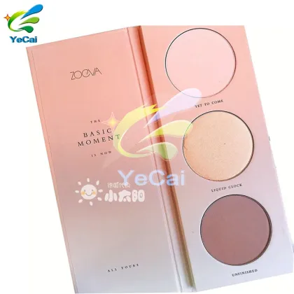 Make your own paper eyeshadow palette container , custom logo make up eyeshadow palette
