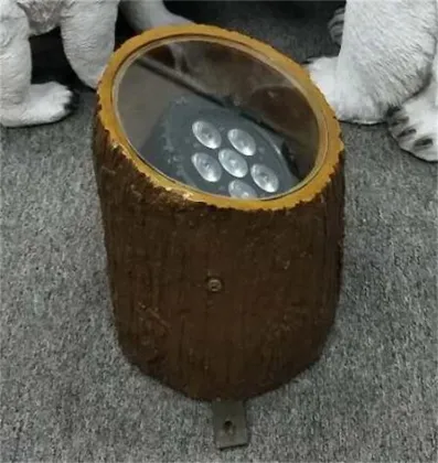 Wooden Pile Projection Lamp C