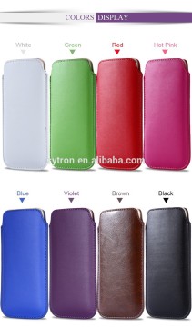 New Arrival Shockproof Dustproof Universal Phone Bag Leather Pouch For Iphone 6S Plus
