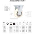 Hochwertige Nylon -Starrfixe -Zauberer -Räder