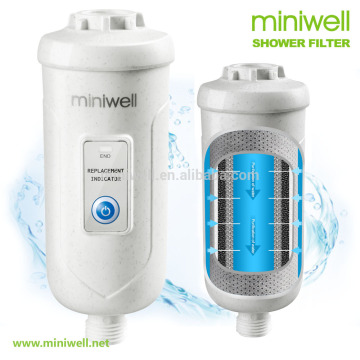 activated carbon filter with 3 stages filtration system, removing chlorine for bathing room