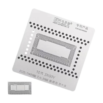Kit stancil BGA AMAOE SRG0V per MacBook 10th Gen CPU CHIP RIPARAZIONE STRUMENTI