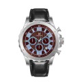 Sport Timepiece Leather Chronograph Men Watch