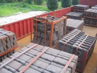 Cr-Mo Steel Conch Cement Mill Liners With HRC50 DF064