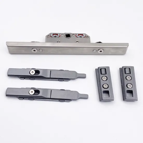 Zinc alloy + stainless steel adjustable multi point sliding lock parts ALLP04