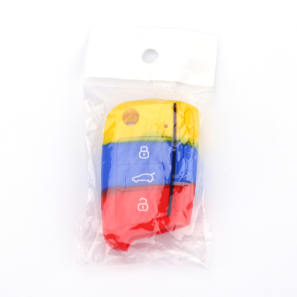 vw silicone car key case