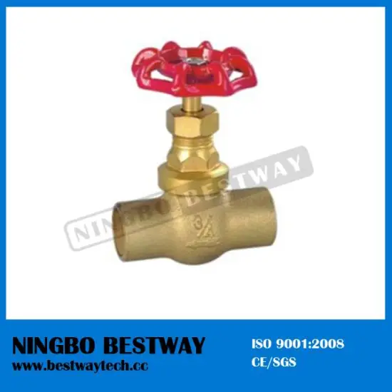 No Lead Brass Heavy Duty Soder Stop Valve