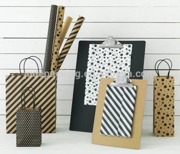 recycled gift wrap kraft paper custom
