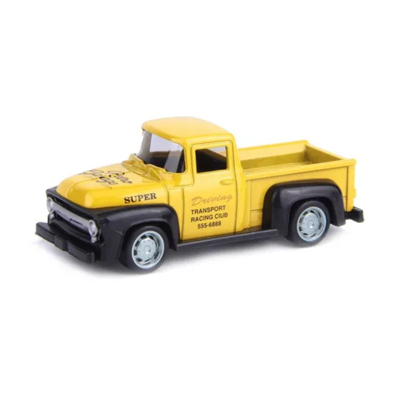 Customized Logo 1:38 Scale Pull-Back Friction Metal Car Alloy Pickup Truck Diecast Toys: Ideal Promotional & Business Gifts