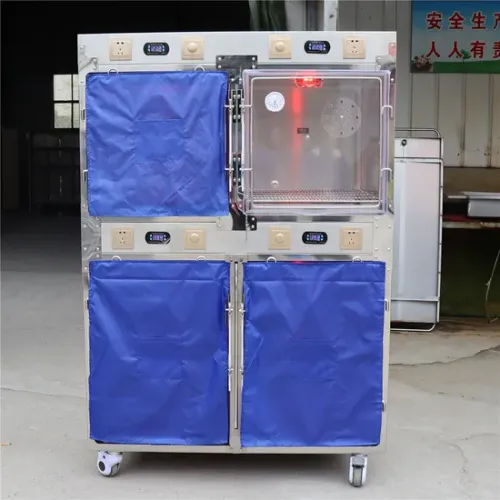 Modern Pet ICU Oxygen Cage with Therapeutic Lighting