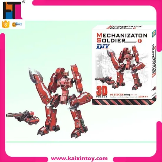 93 pieces diy 3d paper puzzle games