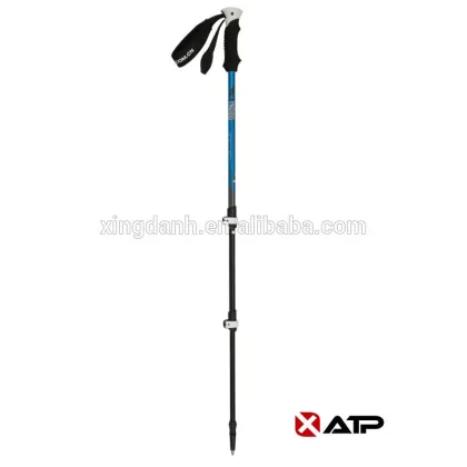 Quick lock telescopic 7075 hiking pole